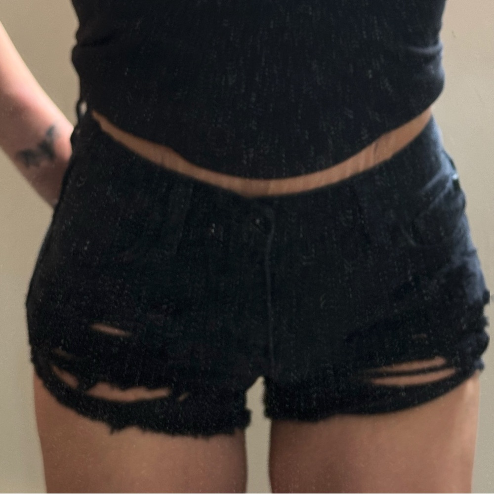 Blackheart High Rise Denim Shorts